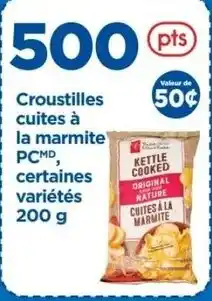 Kettle cooked croustillies à la marmite
