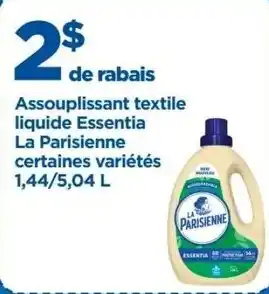La Parisienne assouplissant textile liquide Essentia