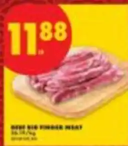 No Frills beef rib finger meat offer