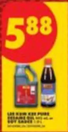 No Frills Lao Nguu Kee Pure Sesame Oil and Soy Sauce offer