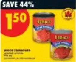 No Frills Unico tomatoes offer