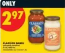 No Frills Classico sauce offer