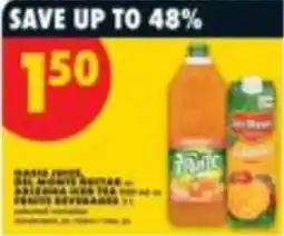 No Frills Fruit iced tea offer