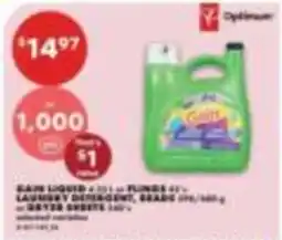 No Frills Optimum laundry detergent offer