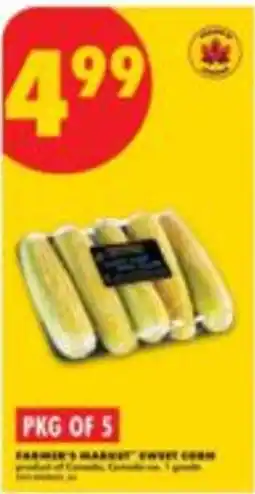 No Frills Farmer's Market sweet corn offer