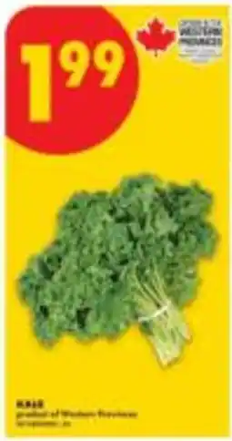 No Frills Kale offer
