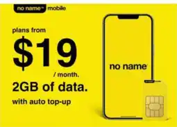 No Frills no name mobile offer