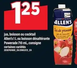 Maxi Allen's jus de pomme offer