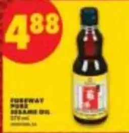 No Frills Fubway pure sesame oil offer