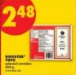 No Frills boosters tofu offer
