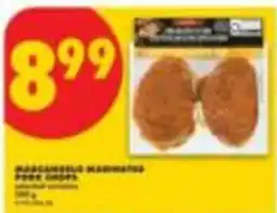 No Frills marcangelo marinated pork chops offer
