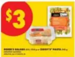 No Frills Baker's Salad & Ziggity Pasta offer
