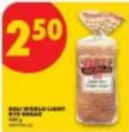 No Frills Beli world light rye bread offer
