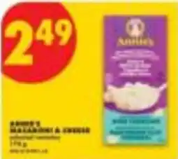 No Frills Annie's macaroni & cheese offer