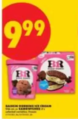 No Frills Baskin Robbins ice cream offer