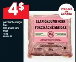 Maxi Lean ground pork offer