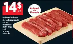Maxi inside round stir fry strips offer