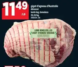 Maxi Lamb boneless leg offer