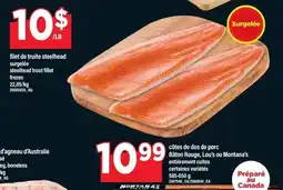 Maxi steelhead trout fillet offer