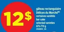 Maxi Delices du Marche bar cake offer