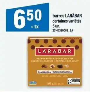 Larabar peanut butter chocolate chip