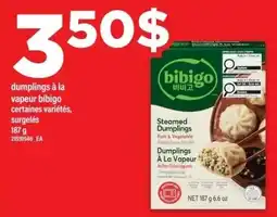 Maxi bibigo steamed dumplings offer