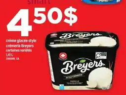 Maxi Breyers crème glacée style offer