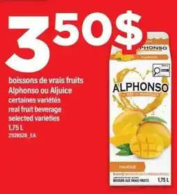 Maxi Alphonso real fruit beverage selected varieties offer