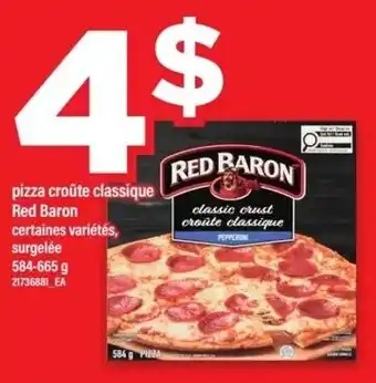 Maxi Red Baron pizza croûte classique offer