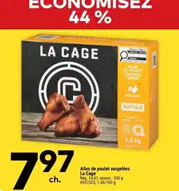 Giant Tiger La Cage ailes de poulet surgelées offer