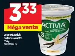Maxi Activia yogourt certaines variétés offer