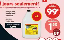 Maxi No Name vinaigre blanc pur sans nom offer