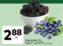 Giant Tiger Bleuets ou mures offer
