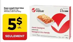 Giant Tiger Giant Value meat lasagna offer