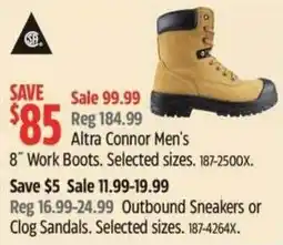 Canadian Tire Altra Connor Men's 8" Work Boots offer