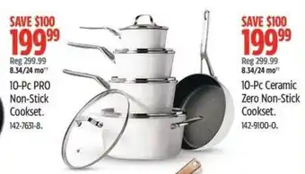 Canadian Tire 10-Pc PRO Non-Stick Cookset offer