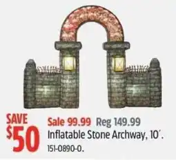 Canadian Tire Inflatable Stone Archway offer