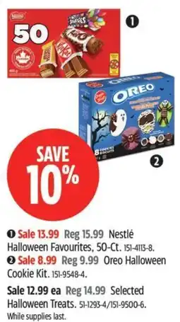 Canadian Tire Nestlé Halloween Favourites offer