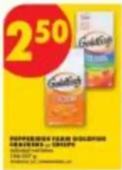 No Frills goldfish crackers offer