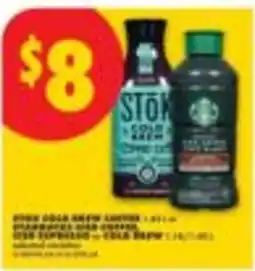 No Frills starbucks cold brew coffee offer