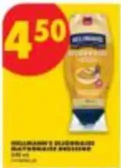 No Frills Hellmann's classic mayonnaise dressing offer