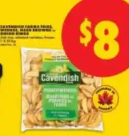 No Frills Cavendish potato wedges offer