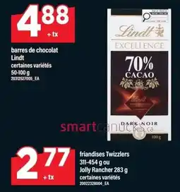 Maxi Lindt barres de chocolat offer