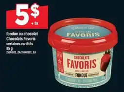 Maxi Chocolats Favoris fondue au chocolat offer