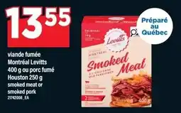 Maxi Levitts smoked meat or smoked pork offer