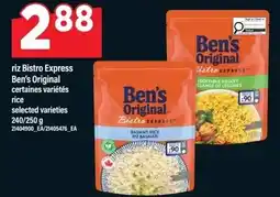 Maxi Ben's Original rice offer