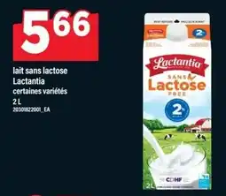 Maxi Lactantia lait sans lactose offer