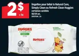 Maxi Huggies natural care offer