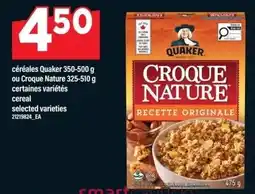 Maxi Quaker cereal offer