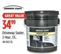 Canadian Tire Armor Coat driveway sealer offer